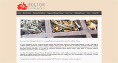 Desktop Screenshot of boltonnaturopathic.ca